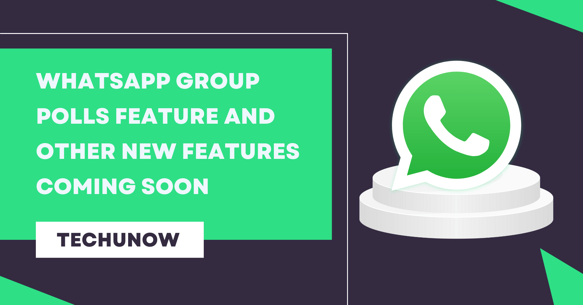WhatsApp Group Polls Feature & Emoji-based Reply Button Releasing Soon