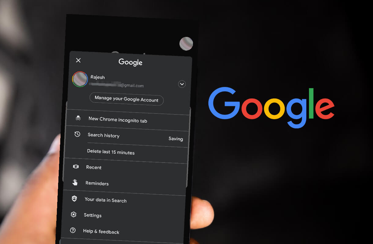 Google Android App now lets you delete the last 15 minutes of your search history