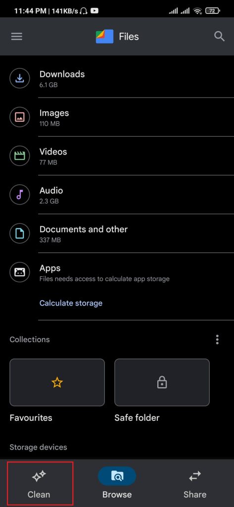 Google Files on Android to delete duplicate photos