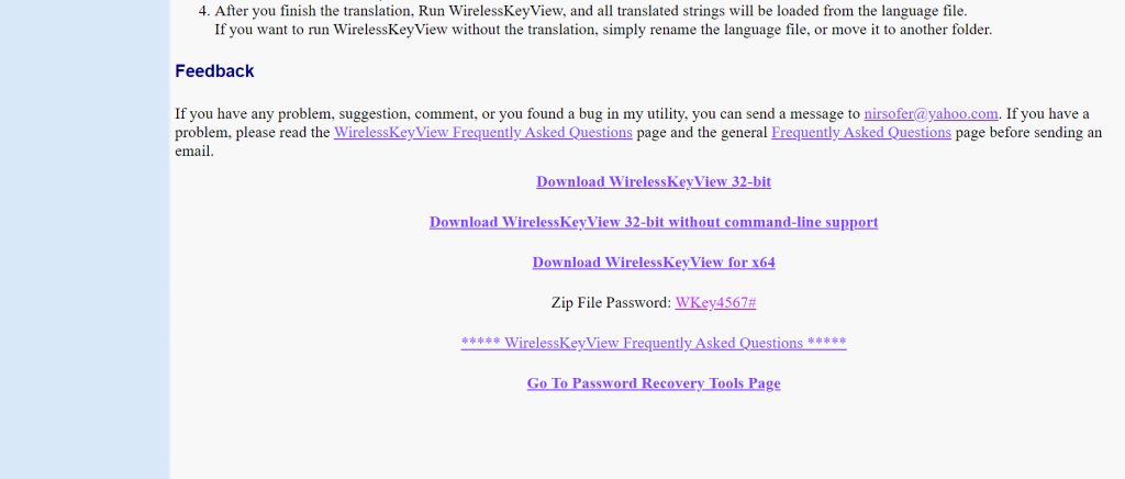 See wifi password on PC using WirelessKeyView App