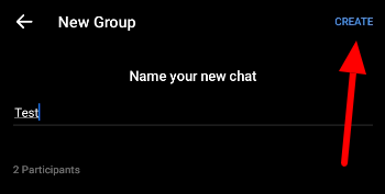 Giving name to our messenger group