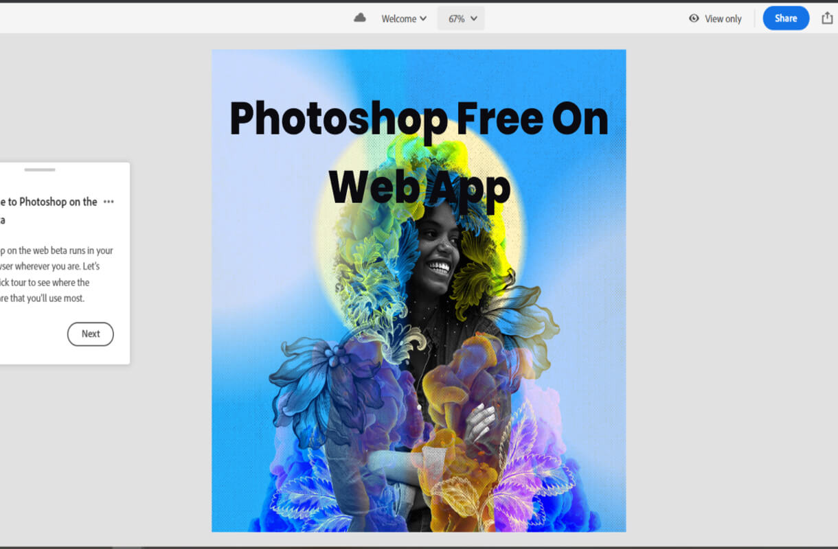 Photoshop free web app
