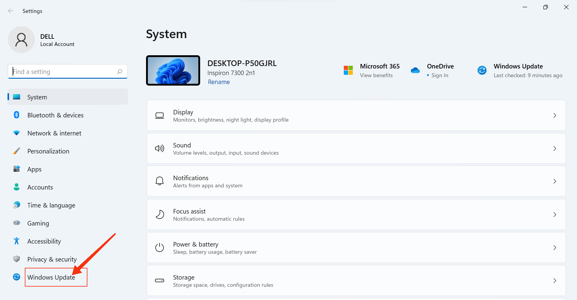 Windows 11 update 