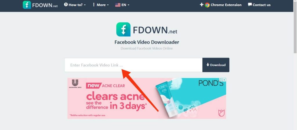 download video from Facebook using downloader