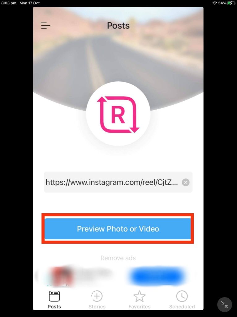 download videos from Instagram on iOS device