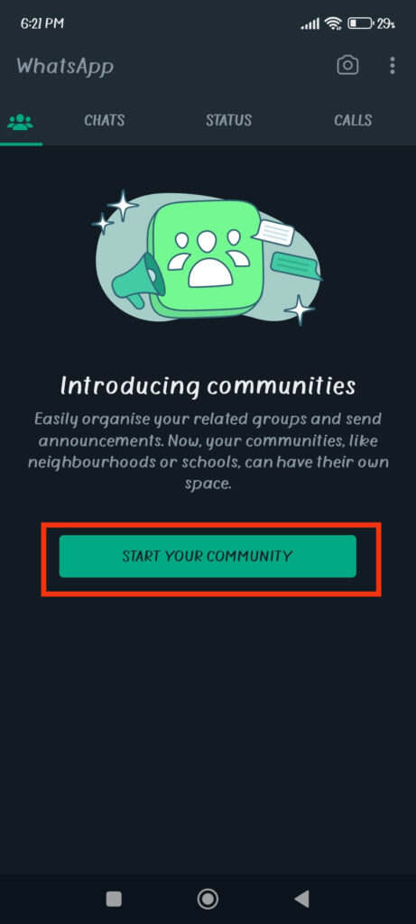 Start your community