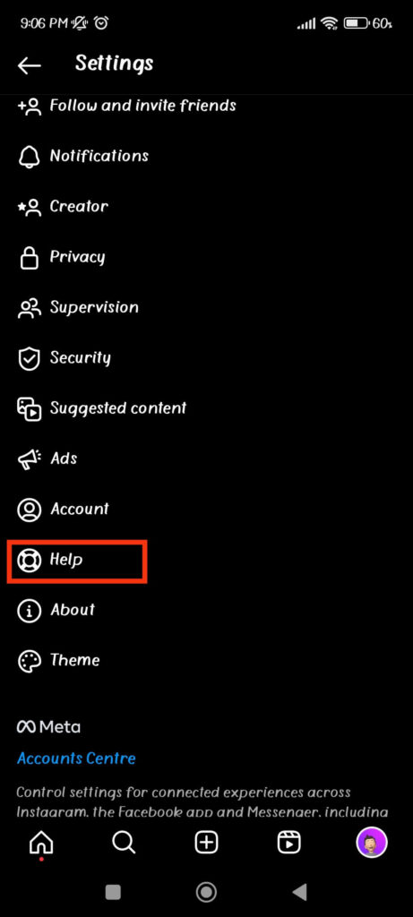 Instagram help 
