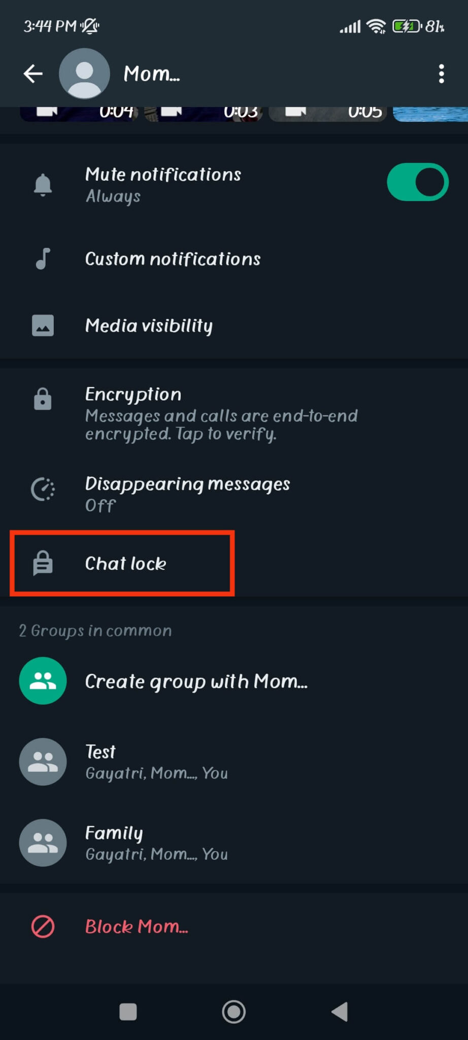 How To Lock A Chat On Whatsapp Techunow 0396