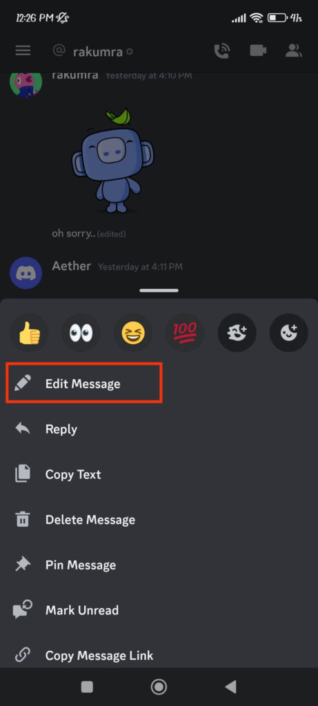 Edit Discord messages 