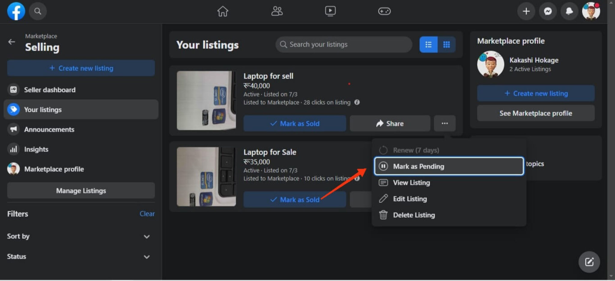 What Does Pending Mean On Facebook Marketplace? TechUnow