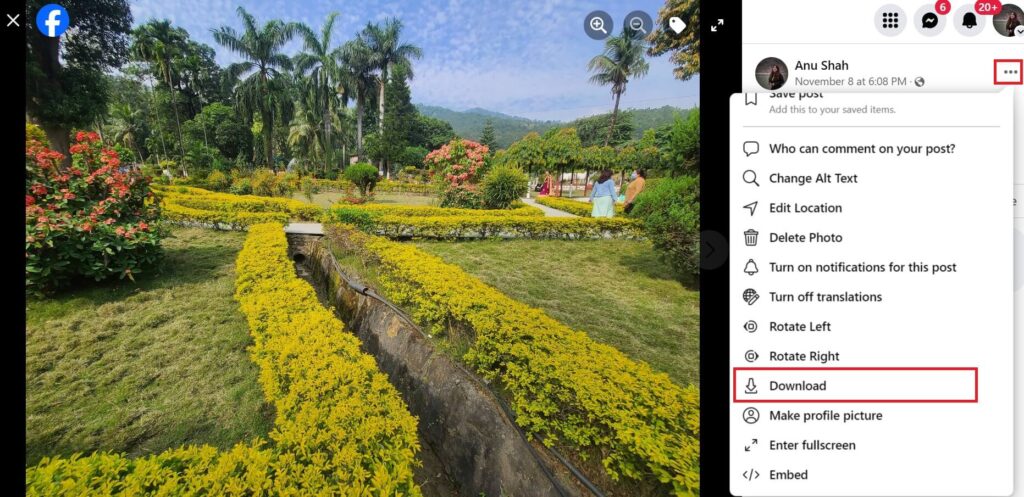 How To Download Facebook Cover Photo