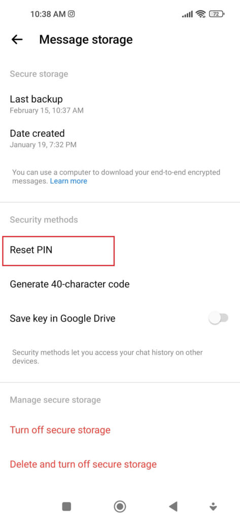 How To Create PIN Password in Messenger